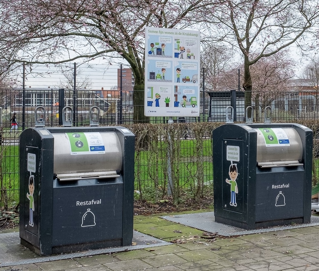 Aanpakken van zwerfafval en bijplaatsingen in Kruiskamp